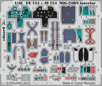 49754ED MiG-23BN interior
