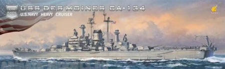 VF700907 USS Des Moines Very Fire