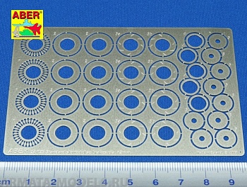 ABR-24-025  Дополнения для  Standard slotted discs brakes dia. 12mm  для  1/24