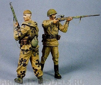 Т-35074 Советские снайперы (Сталинград лето 1942 г) (2)