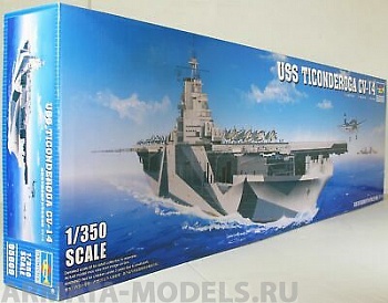 05609P U.S. Aircraft Carrier USS Ticonderoga CV-14 (1944)