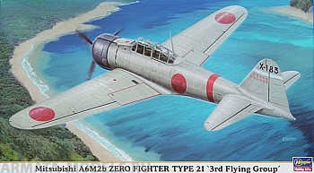 09875 Самолет A6M2B ZERO T21