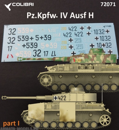 72071CD  Pz.Kpfw. IV Ausf. Н   Part I