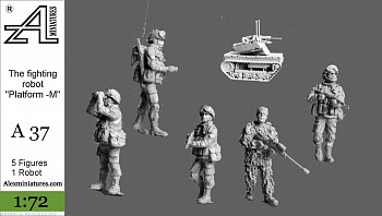 А37 Боевой робот Платформа-М, 1:72