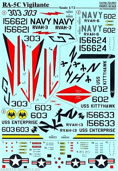 PS72-061 Декаль Vigilante