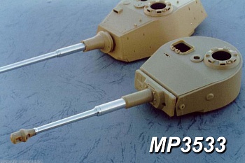 3533-2MP 8,8 см ствол KWK-36L/56. 2 х 7,9 мм ствола MG.34-T, 6 х 90 мм Nb.k.wg мортир (разряженных)6х гильз 8,8 см выстрела