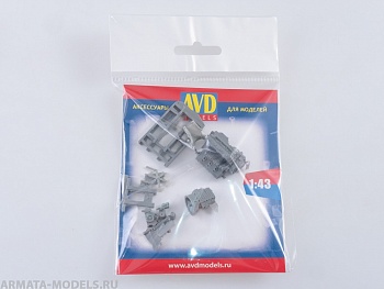 AVD143009401 Двигатель ЯМЗ-238 с КПП, 1 шт