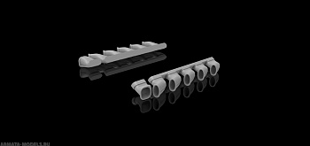 AM4852 Высокодетализированные выхлопные патрубки