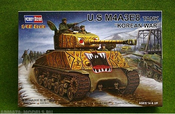 84804 Танк U.S M4A3E8 TANK Корейская война