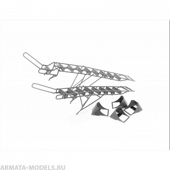 LP48036 Стремянка (ранняя версия) и набор колодок для самолётов Су-27УБ 1/48