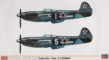 01938 Самолет Yakovlev Yak-3 Combo (Including 2 Kits)