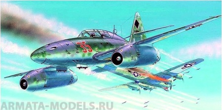 0834SM Самолёт  Messerschmitt Me 262 B-1a/U1 (1:72) Smer