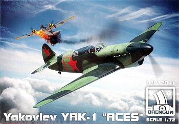 BRP72041 Самолет Yakovlev YAK-1 ACES