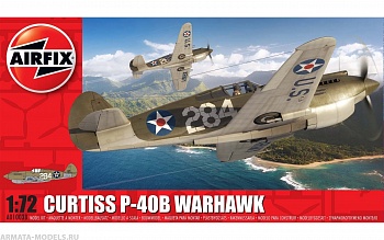A01003B Сборная модель самолета  Curtiss P-40B Warhawk