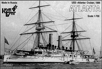 KB70082PE USS Atlanta Cruiser, 1886