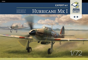 AH70019 Самолет Hurricane Mk I Expert Set