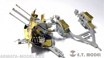E35-027ET WWII German 2cm FLAK 38 Anti-Aircraft Gun 1/35