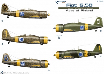 72049CD Fiat G-50 Finnish aces