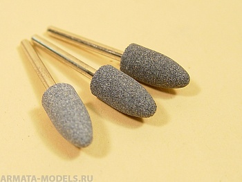 2368 Насадка шлифовальная, карбид кремния, пуля, 10 х 20 мм, 3шт./уп., блистер